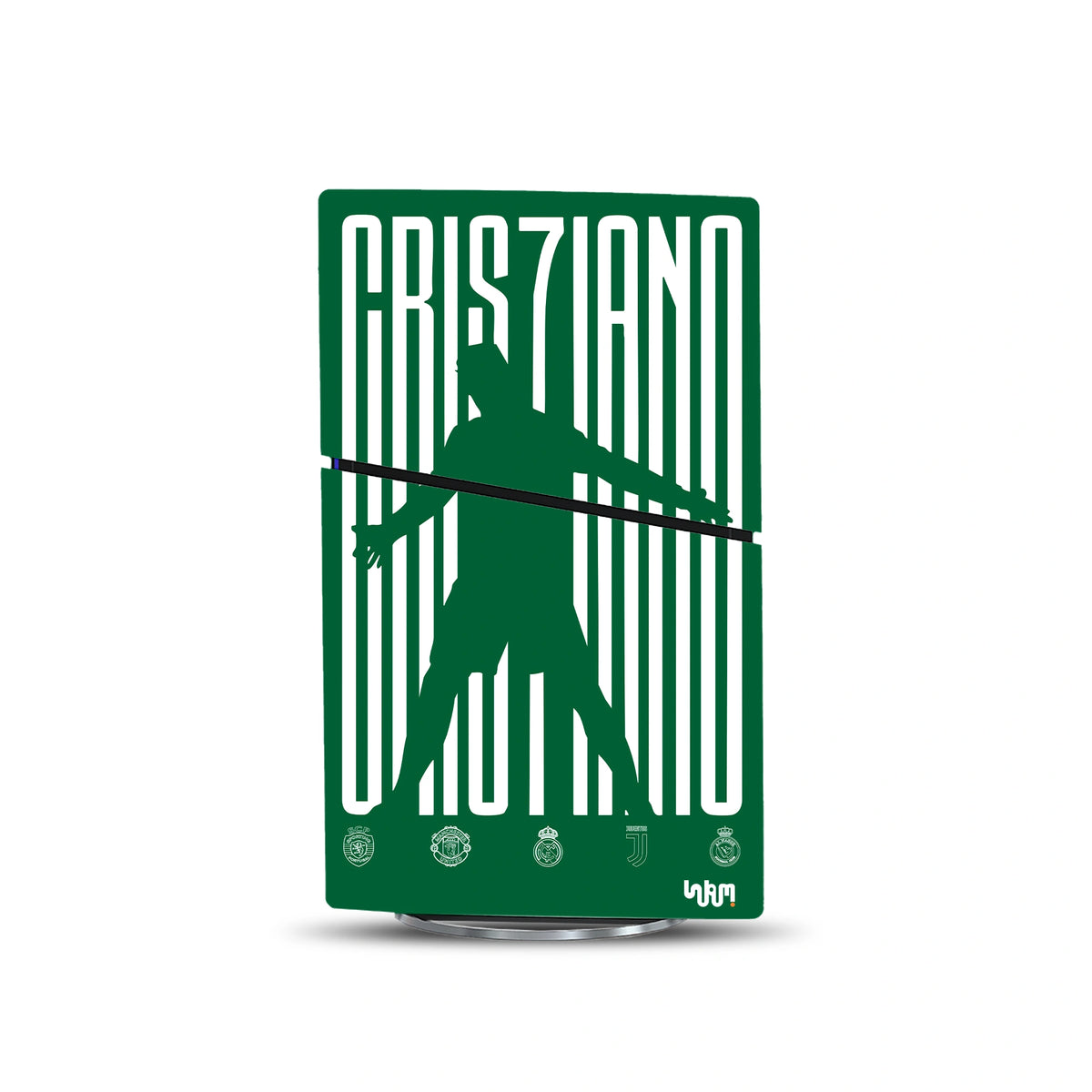 Cristiano Ronaldo Console Skin by SUBUMI — PS5 Slim Digital, right side