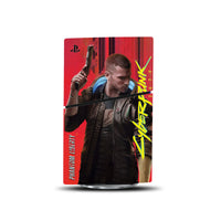 Cyberpunk 2077 Console Skin by SUBUMI — PS5 Slim Digital, left side