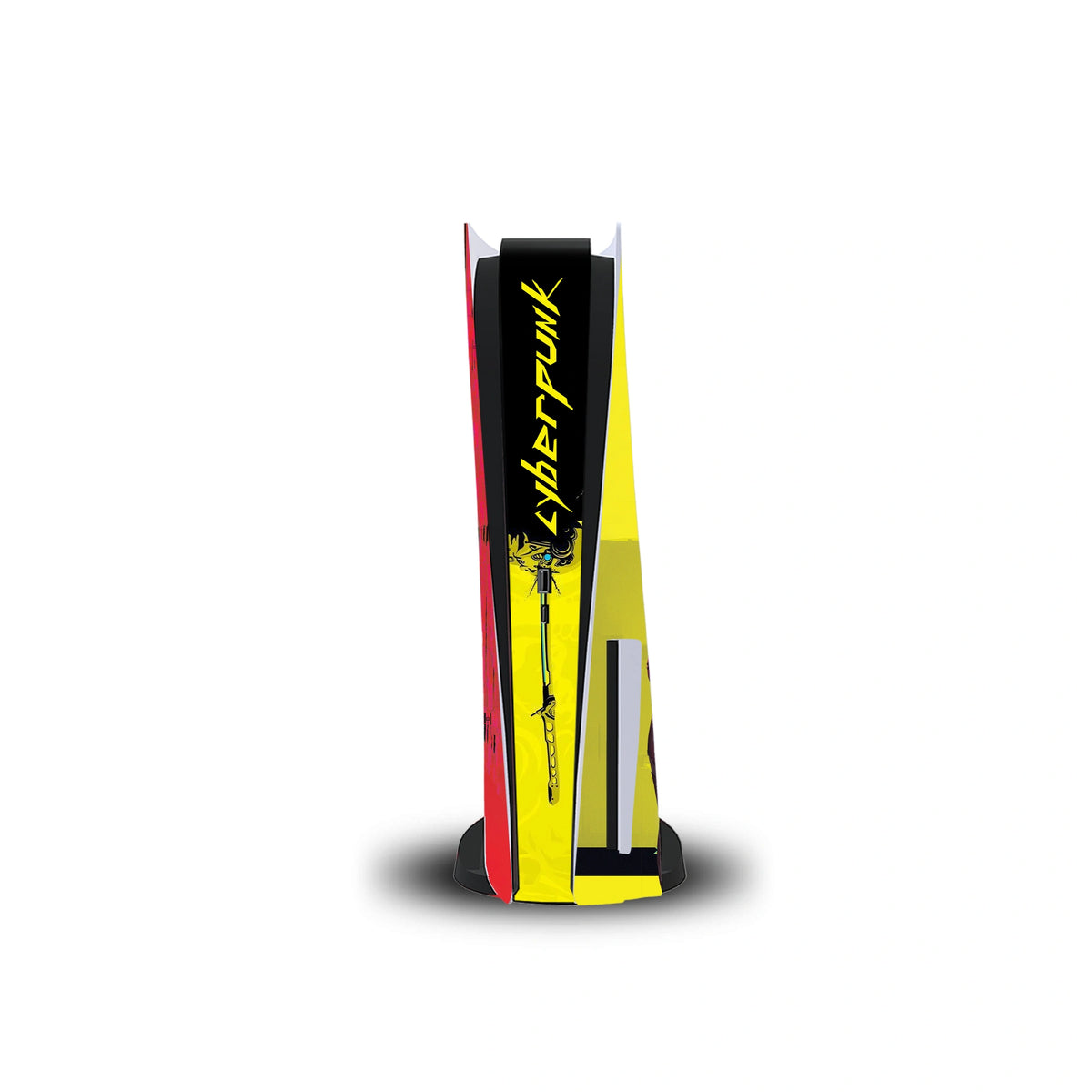 Cyberpunk 2077 Console Skin by SUBUMI — PS5 Standard Disc, front