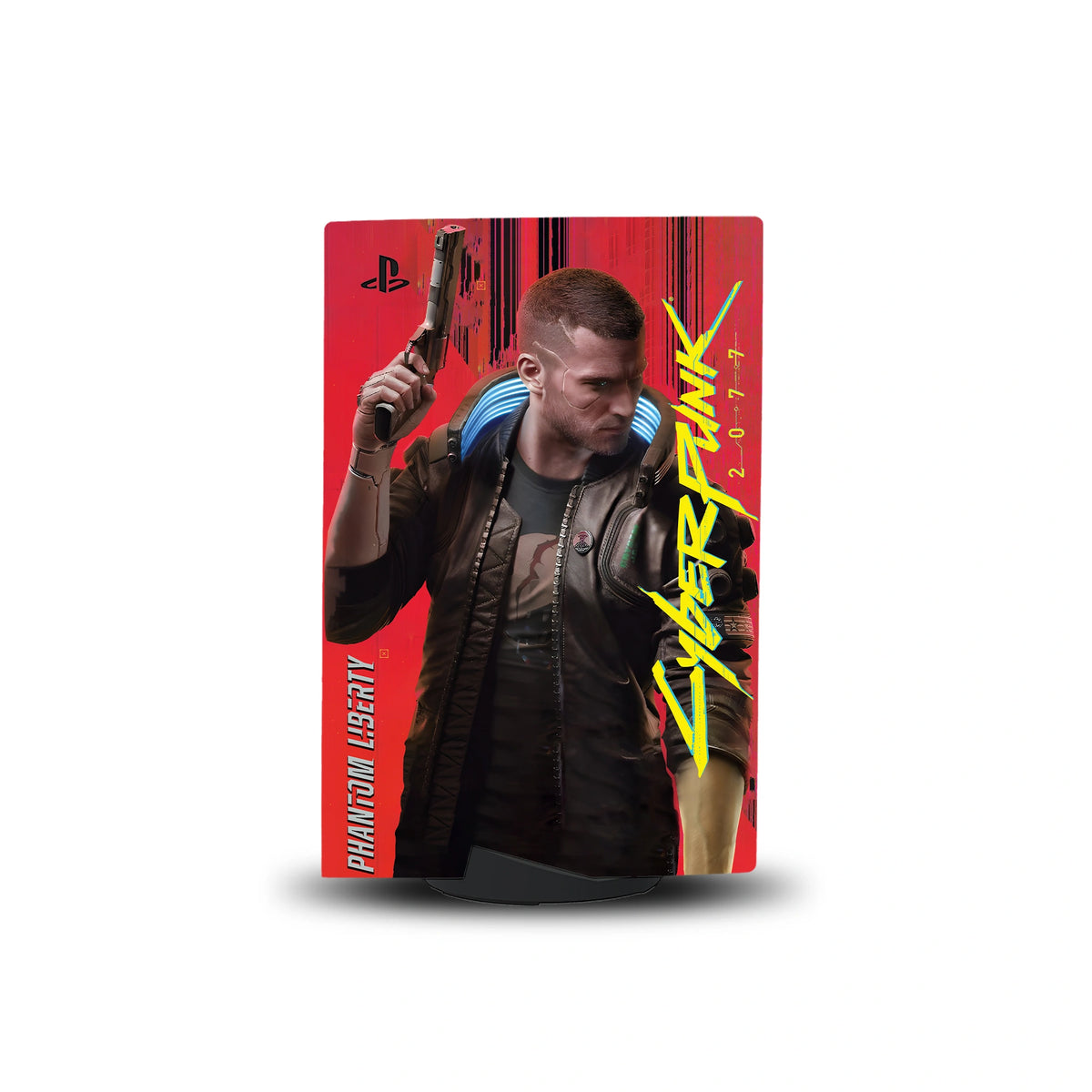 Cyberpunk 2077 Console Skin by SUBUMI — PS5 Standard Disc, left side