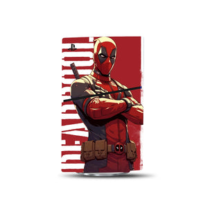 Deadpool & Wolverine Console Skin by SUBUMI — PS5 Slim Digital, left side