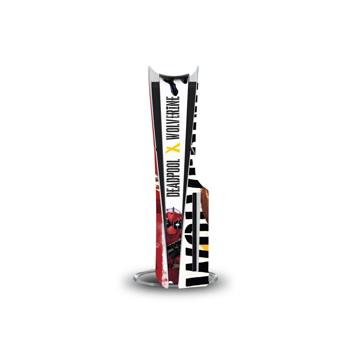 Deadpool & Wolverine Console Skin by SUBUMI — PS5 Slim Disc, front