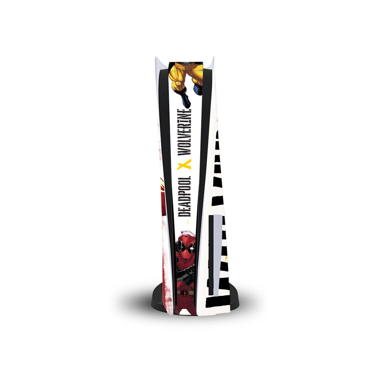 Deadpool & Wolverine Console Skin by SUBUMI — PS5 Standard Disc, front