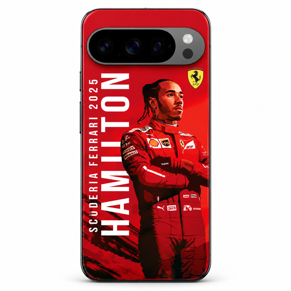Ferrari x Lewis Hamilton Mobile Phone Skins Google Pixel 10 Pro