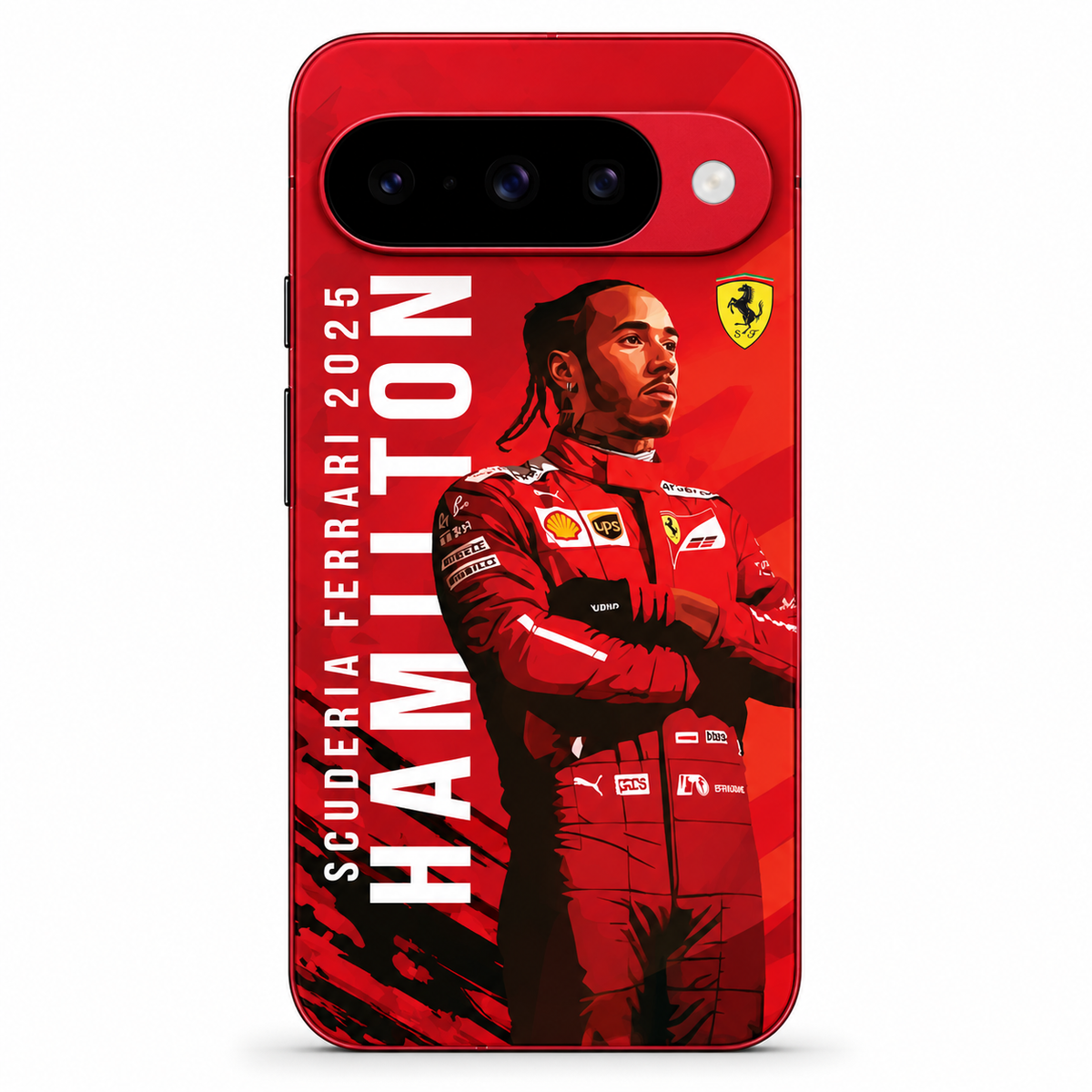 Ferrari x Lewis Hamilton Mobile Phone Skins Google Pixel 10