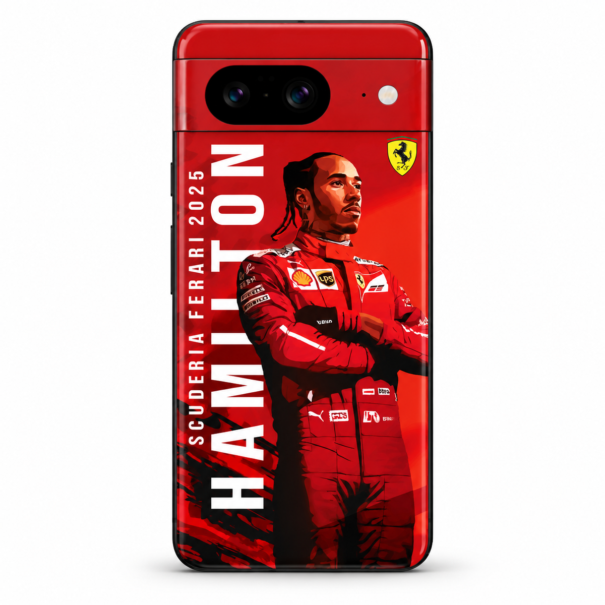 Ferrari x Lewis Hamilton Mobile Phone Skins Google Pixel 8a