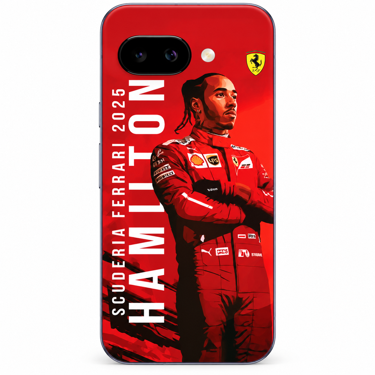 Ferrari x Lewis Hamilton Mobile Phone Skins Google Pixel 9a