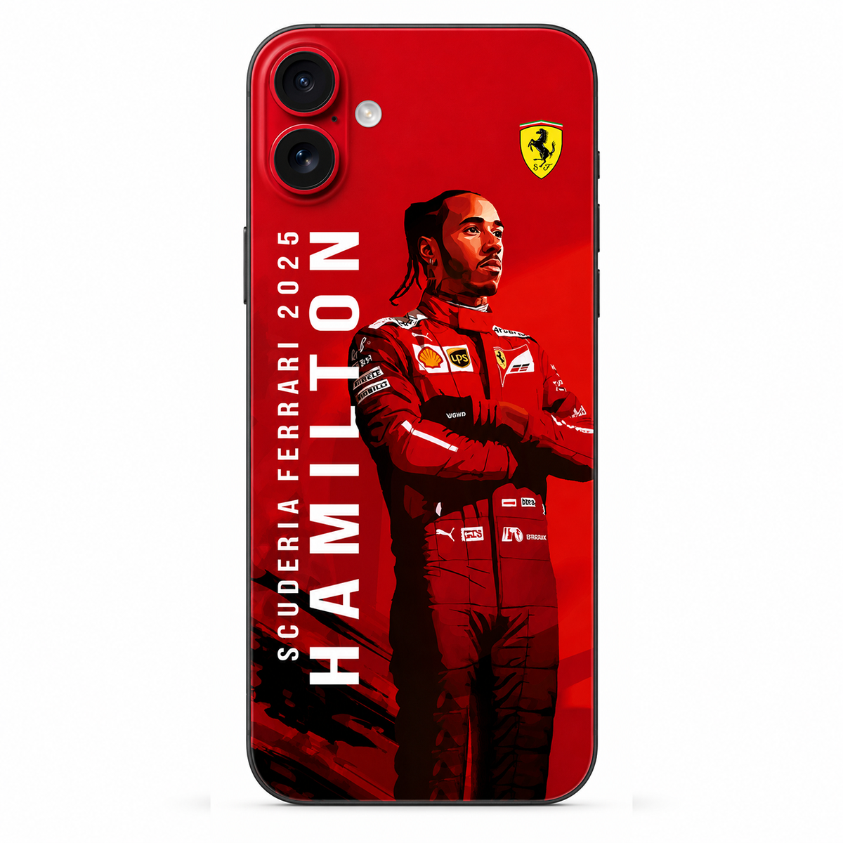 Ferrari x Lewis Hamilton Mobile Phone Skins iPhone 16