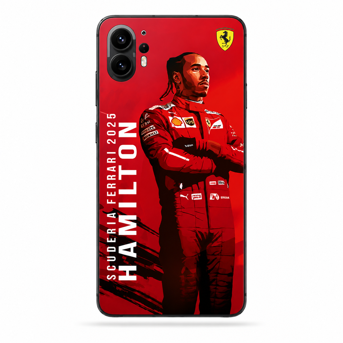 Ferrari x Lewis Hamilton Mobile Phone Skins Nothing Phone 1