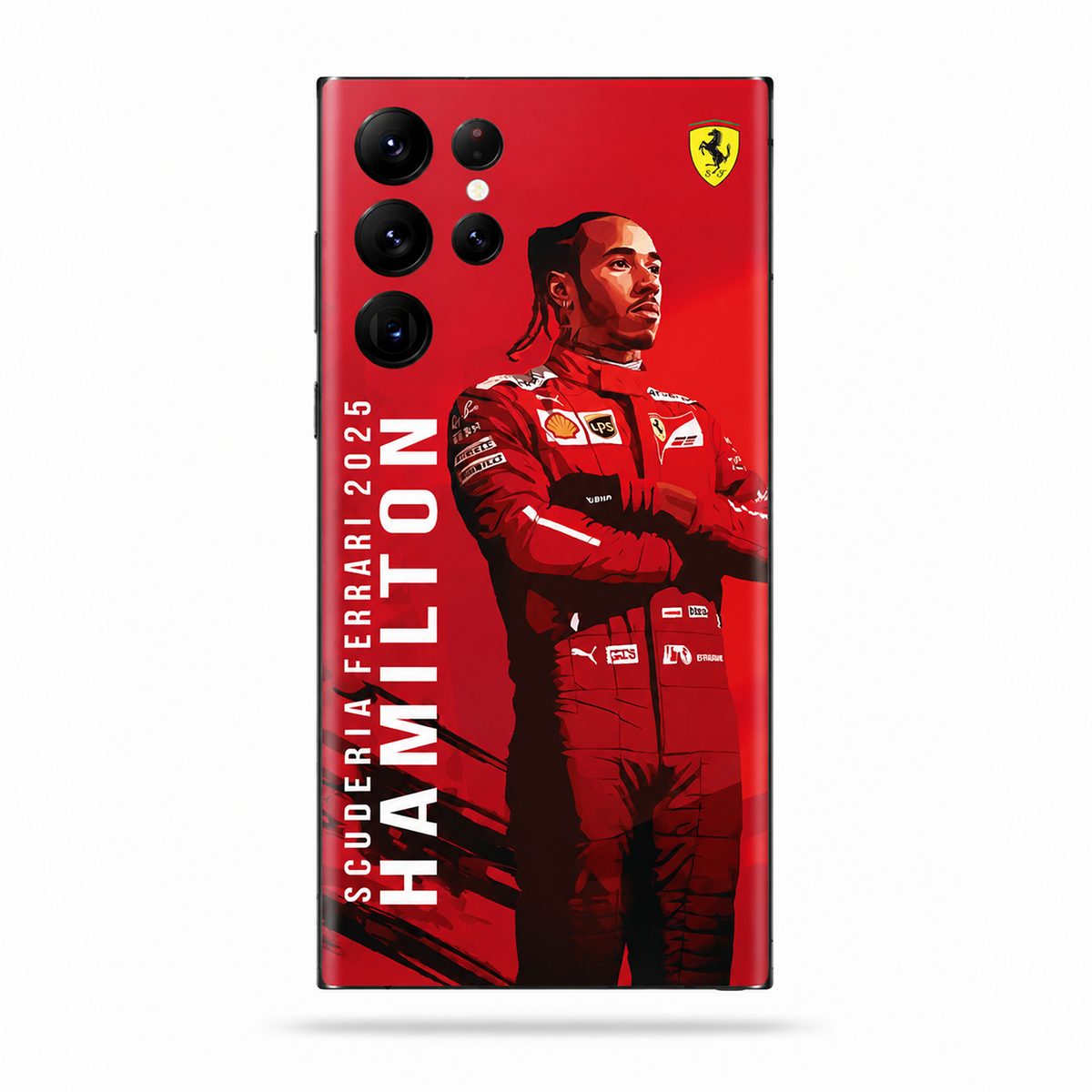 Ferrari x Lewis Hamilton Mobile Phone Skins Samsung Galaxy S23 Ultra