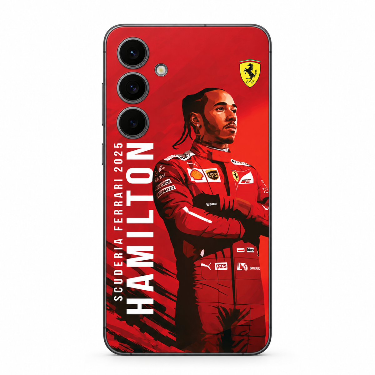 Ferrari x Lewis Hamilton Mobile Phone Skins Samsung Galaxy S24 FE