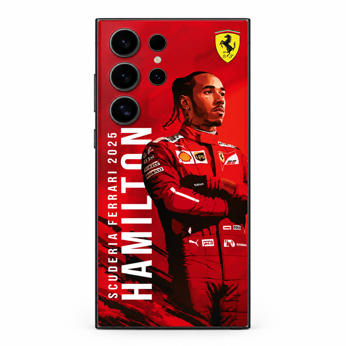 Ferrari x Lewis Hamilton Mobile Phone Skins Samsung Galaxy S24 Ultra