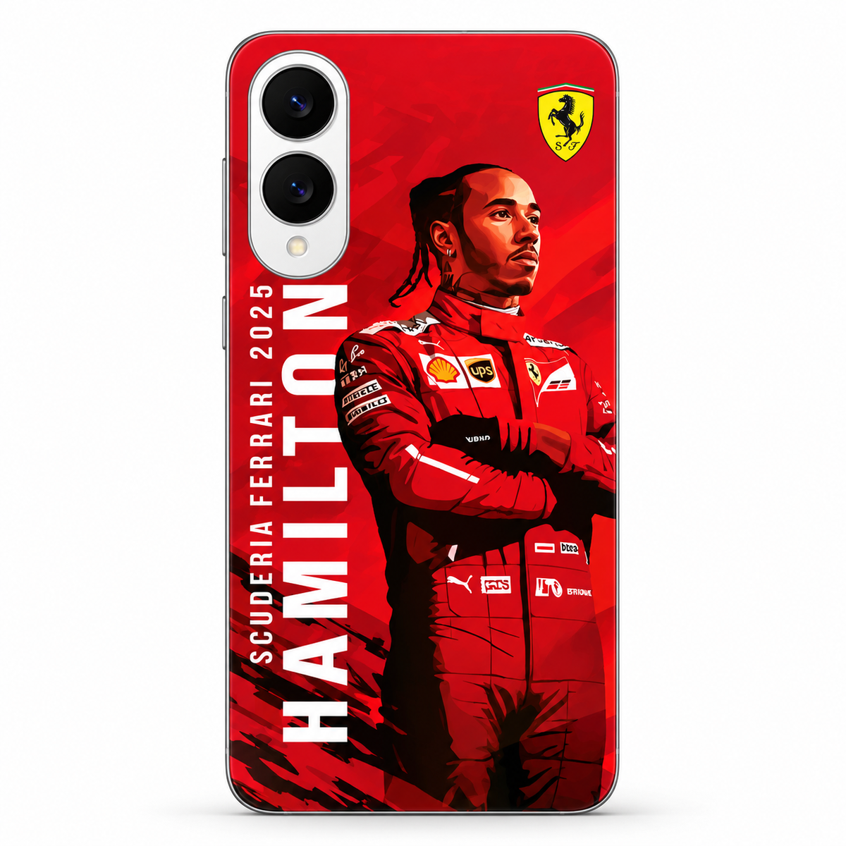 Ferrari x Lewis Hamilton Mobile Phone Skins Samsung Galaxy S25 Edge