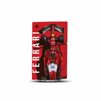 Ferrari x Lewis Hamilton Console Skin by SUBUMI — PS5 Slim Disc, left side
