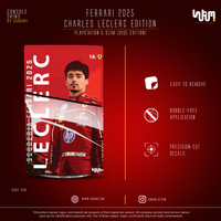 Ferrari x Charles Leclerc Console Skin by SUBUMI — PS5 Slim Disc, right side