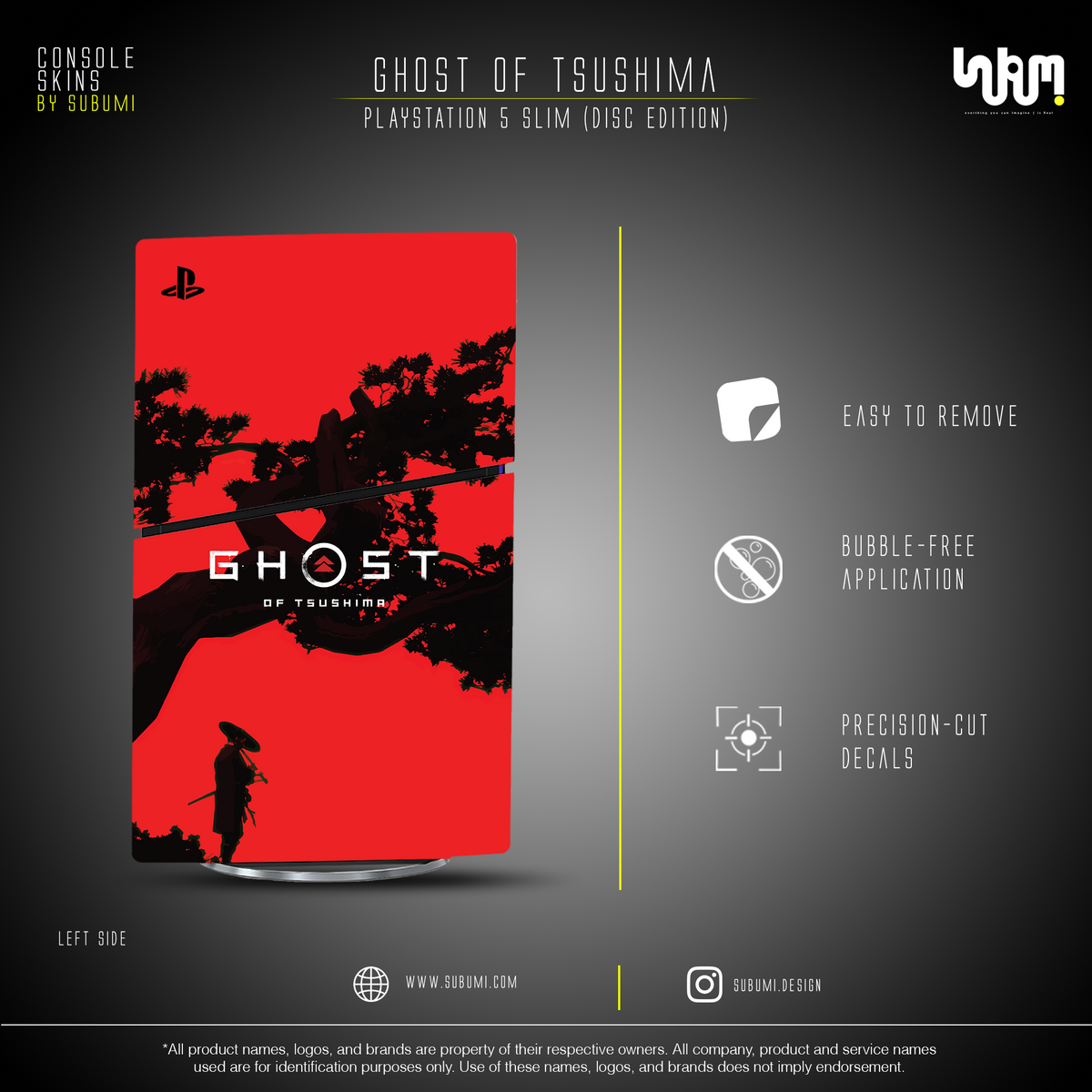 Ghost of Tsushima PS5 Skin digital