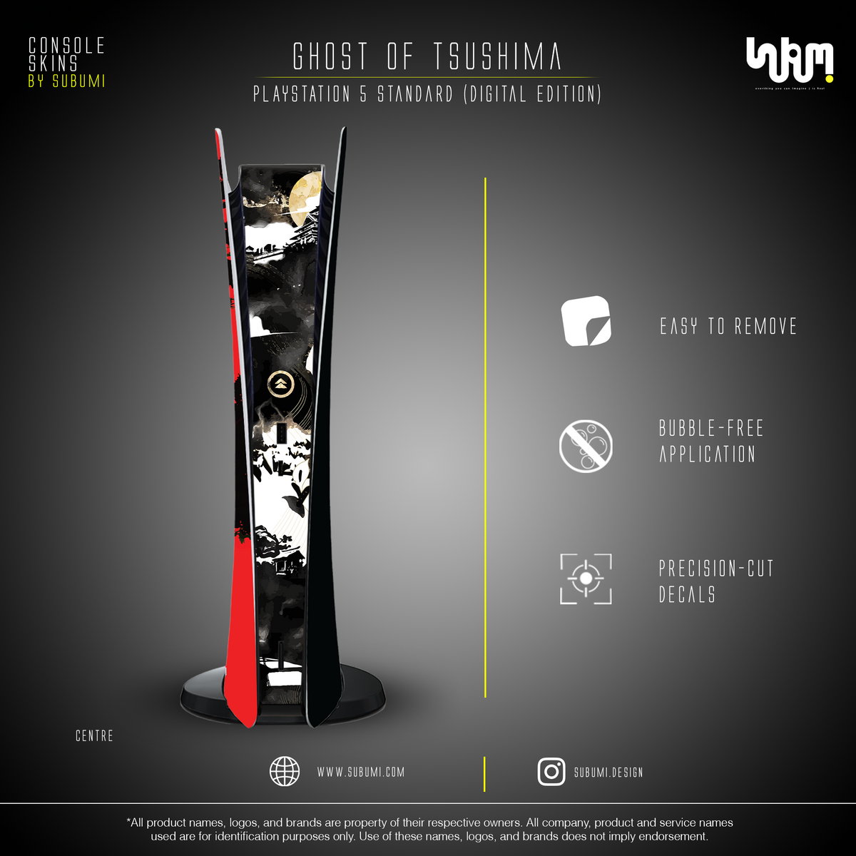 Ghost of Tsushima PS5 Skin SUBUMI 