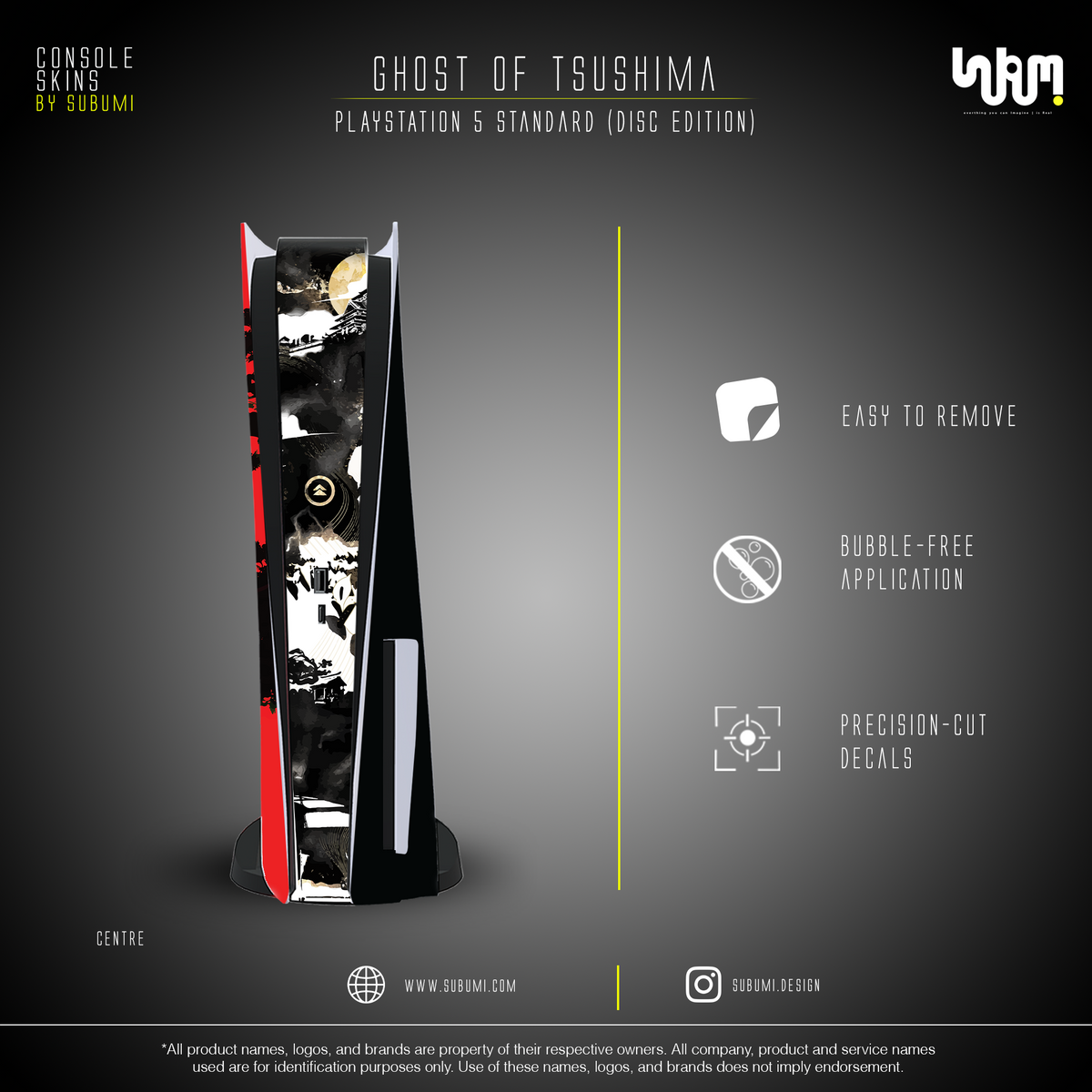 Ghost of Tsushima PS5 Skin disc