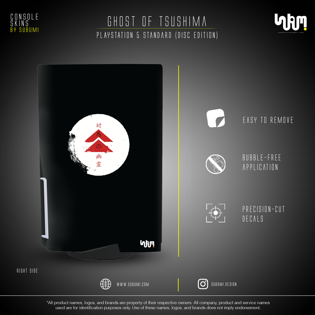 Ghost of Tsushima PS5 Skin disc