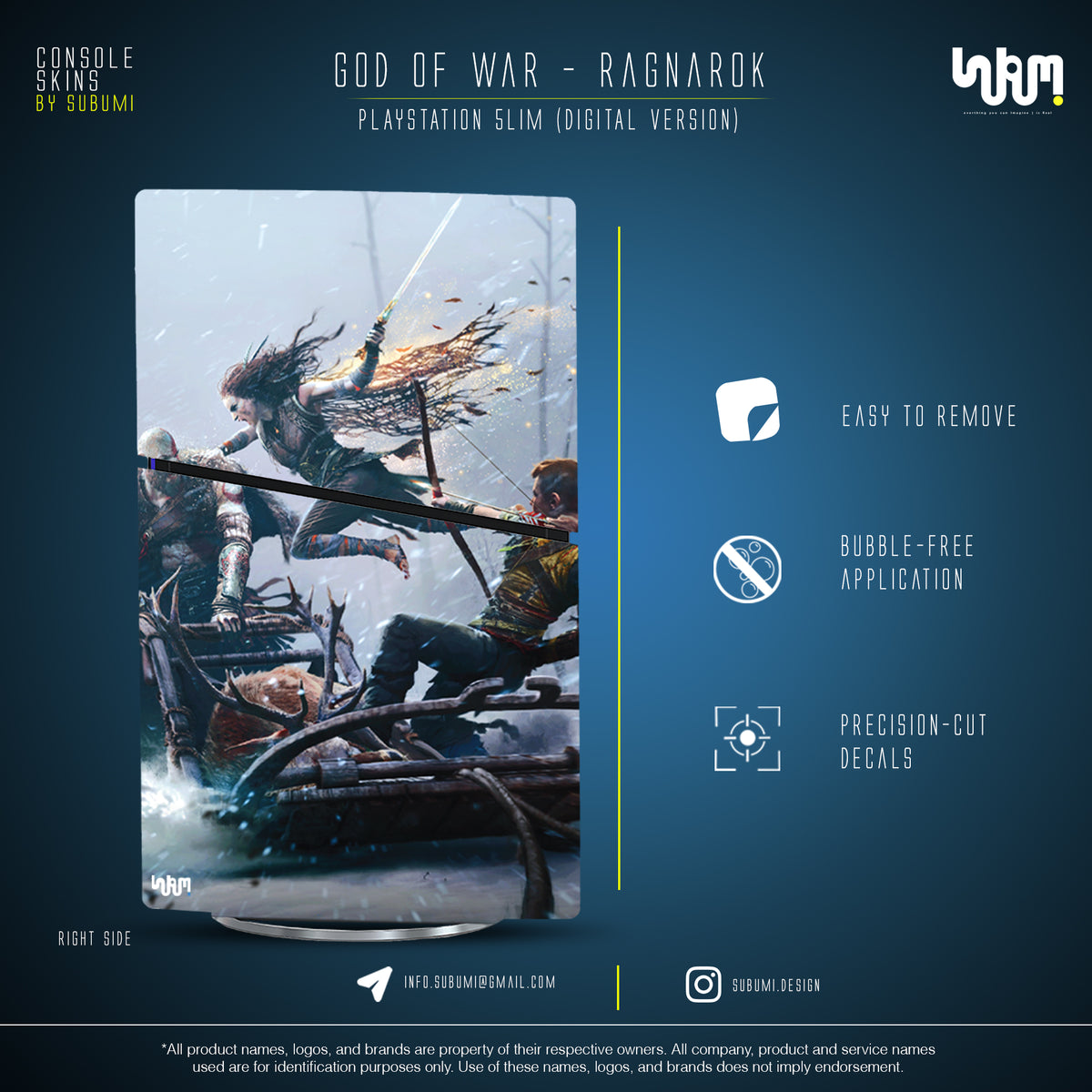 God of War Ragnarok Console Skin by SUBUMI