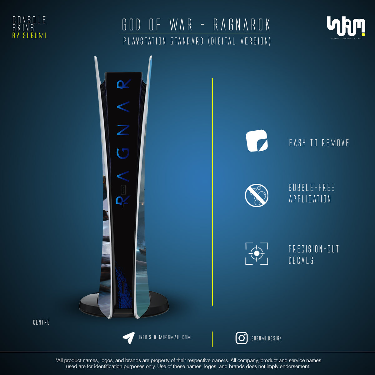 God of War Ragnarok PS5 Skin by SUBUMI