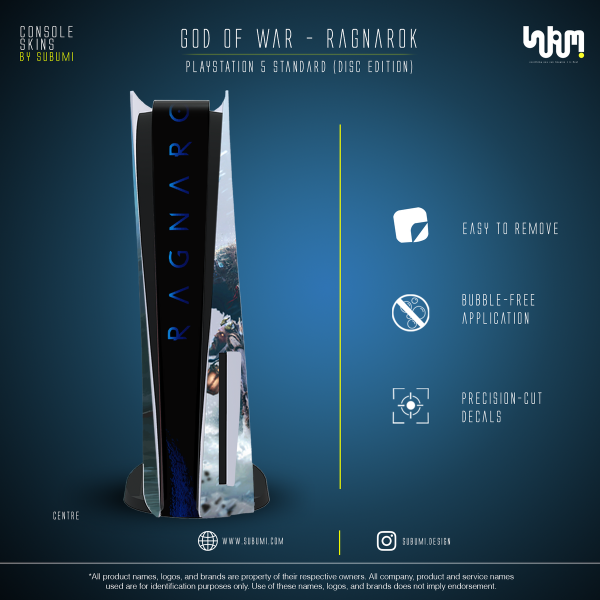 God of War Ragnarok Console Skin by SUBUMI