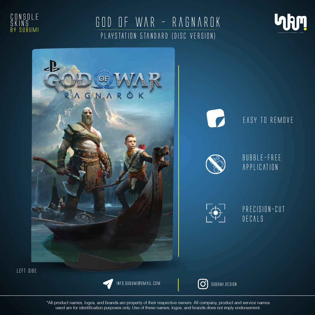 God of War Ragnarok Console Skin by SUBUMI
