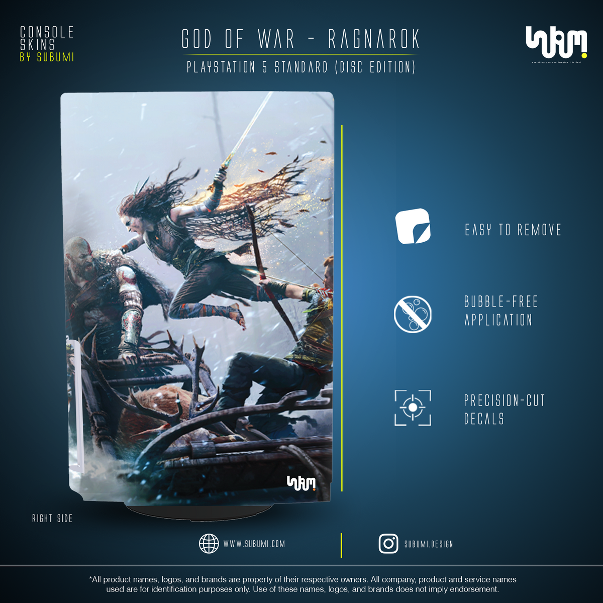 God of War Ragnarok Console Skin by SUBUMI