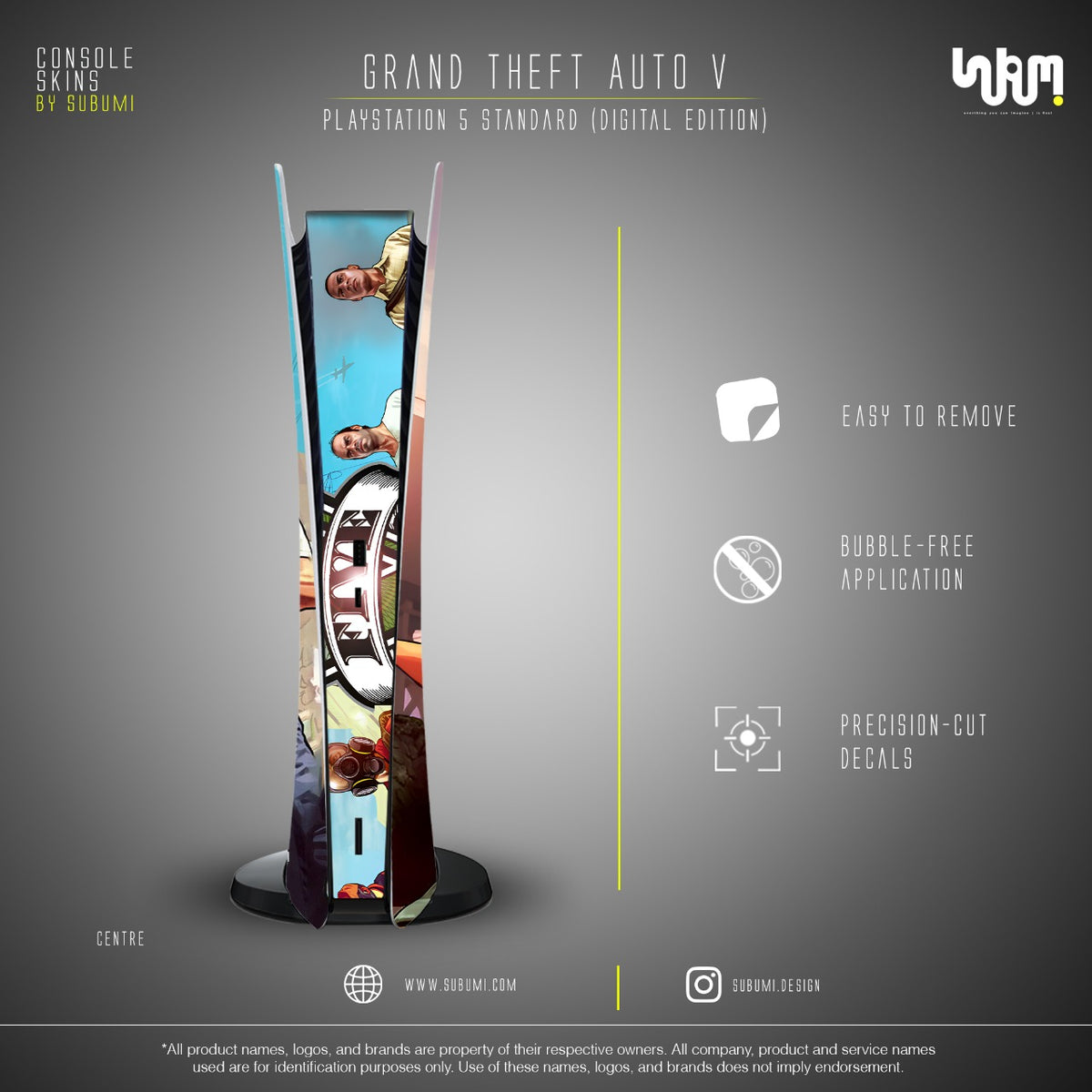 Grand Theft Auto V PS5 Skin by SUBUMI