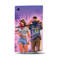 GTA VI Leonida Edition Console Skin by SUBUMI — PS5 Slim Disc, left side