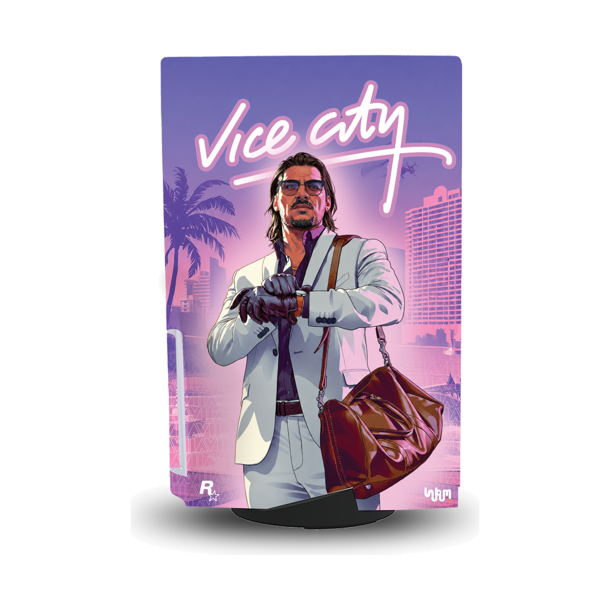 GTA VI Leonida Edition Console Skin by SUBUMI — PS5 Standard Disc, right side