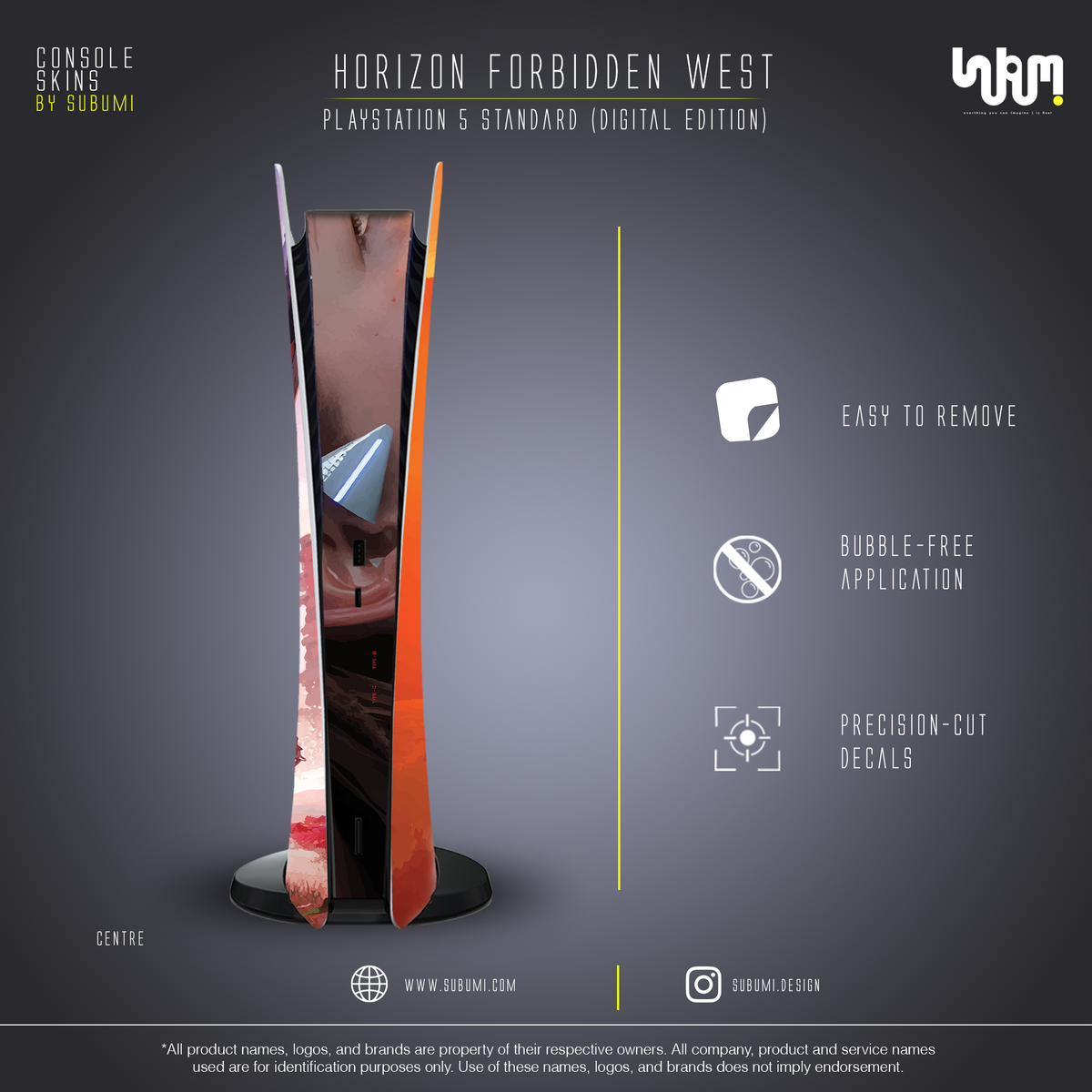 SUBUMI Horizon Forbidden West Console Skin 