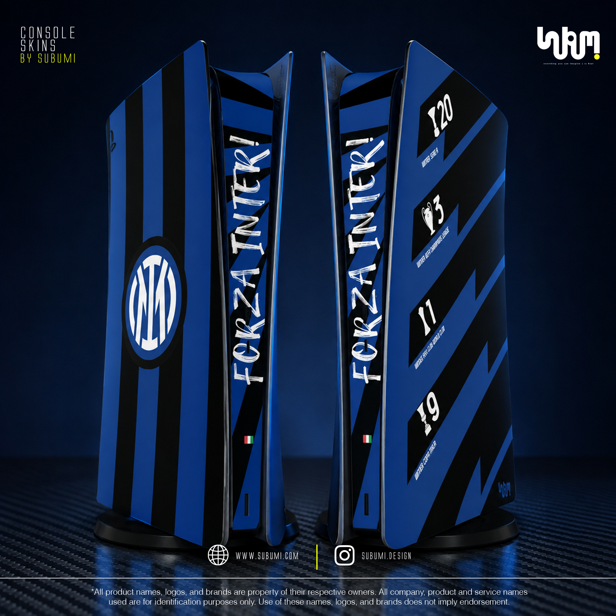 Inter Milan Console Skin by SUBUMI