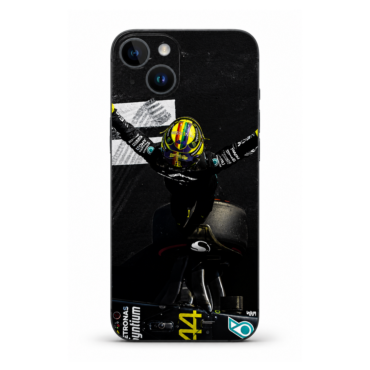 Mercedes X Lewis Hamilton Mobile Phone Skins by Subumi