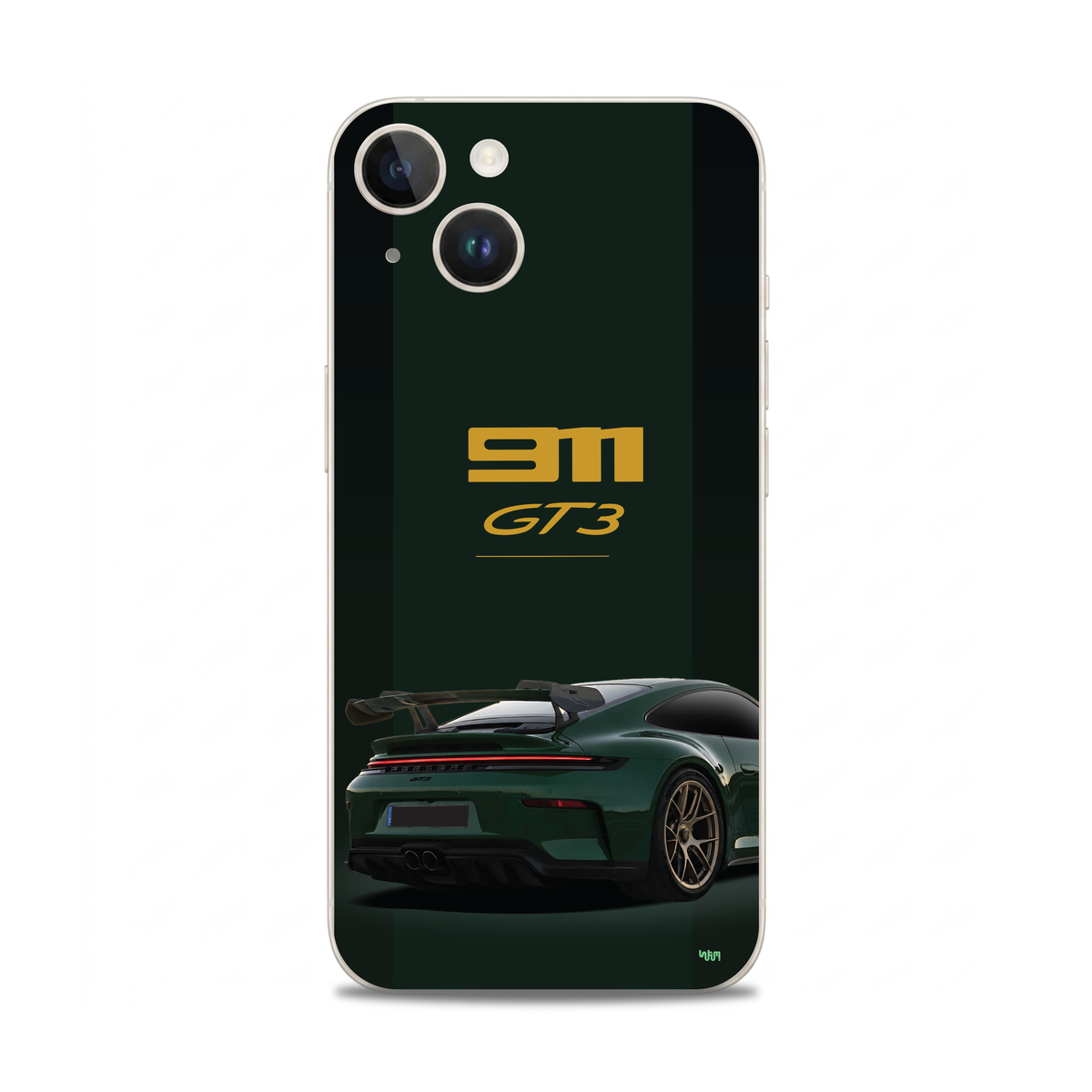 Porsche 911 GT3 phone skin for iPhone 14 Plus