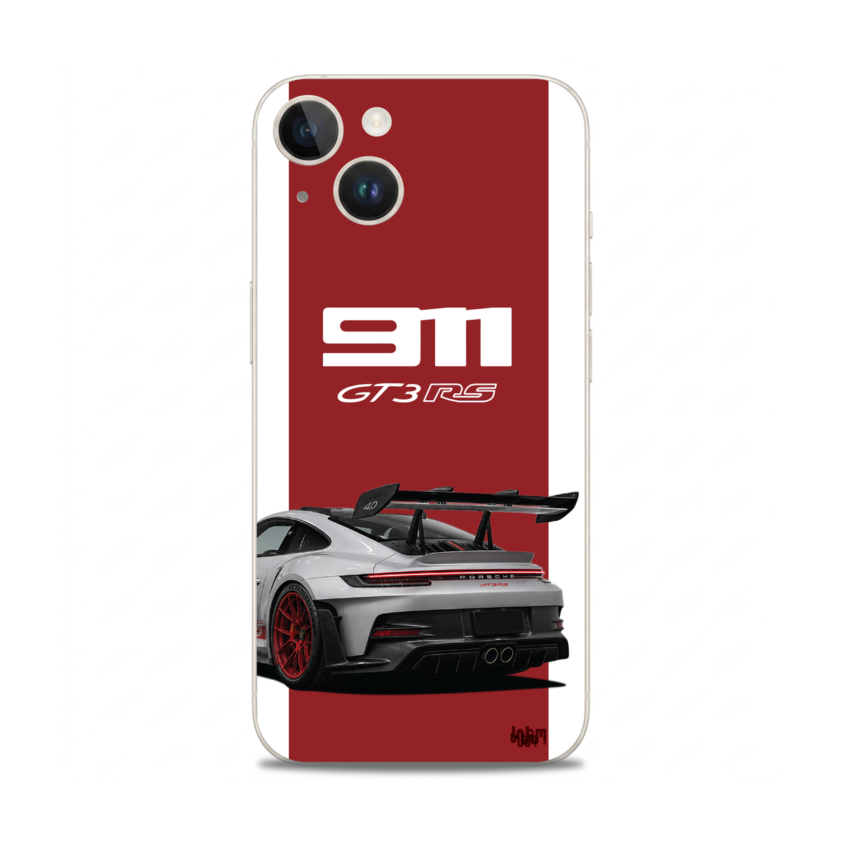 Porsche 911 GT3 RS phone skin for iPhone 14 Plus