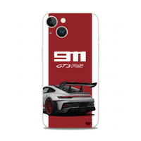 Porsche 911 GT3 RS phone skin for iPhone 14 Plus