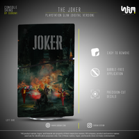 Joker Console Skin by SUBUMI — PS5 Slim Digital, left side