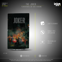 Joker Console Skin by SUBUMI — PS5 Slim Disc, left side