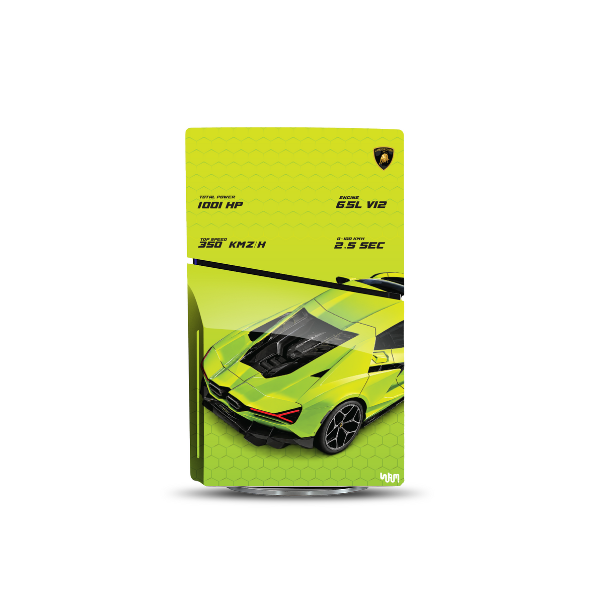 Lamborghini Revuelto Console Skin by SUBUMI — PS5 Slim Disc, right side