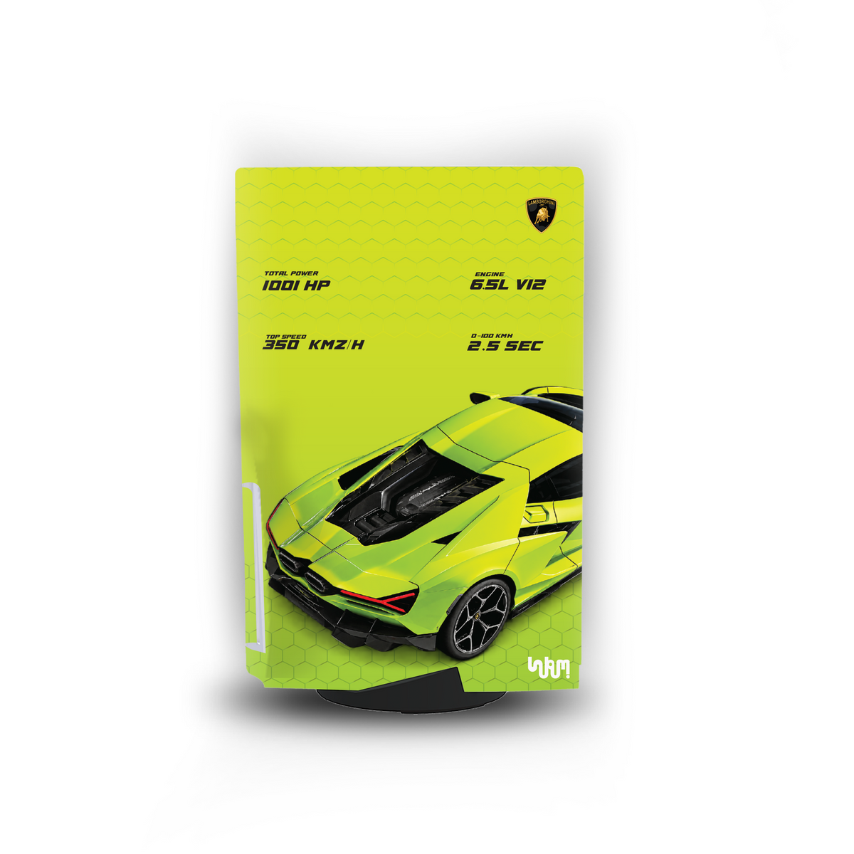 Lamborghini Revuelto Console Skin by SUBUMI — PS5 Standard Disc, right side