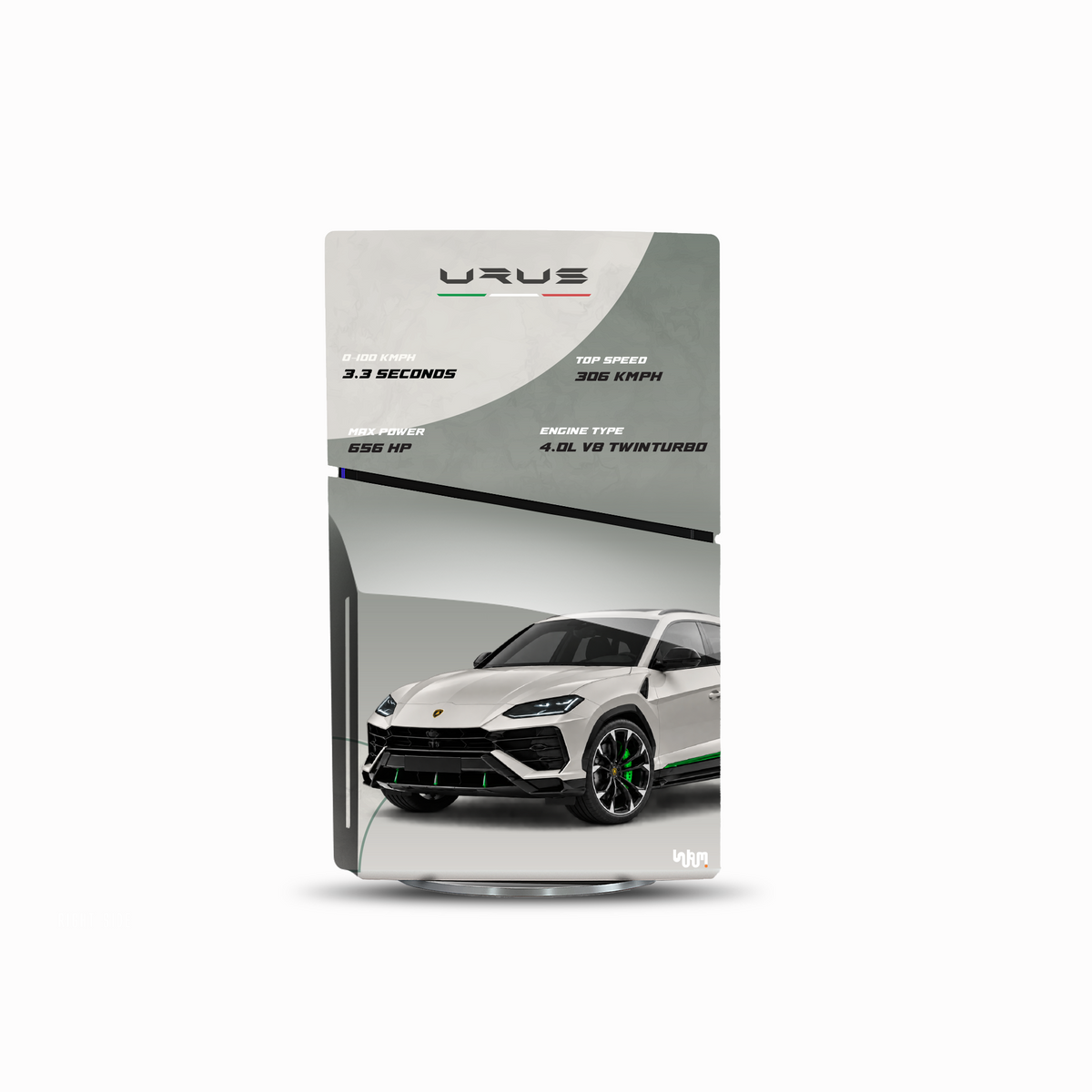 Lamborghini Urus Console Skin by SUBUMI — PS5 Slim Disc, right side