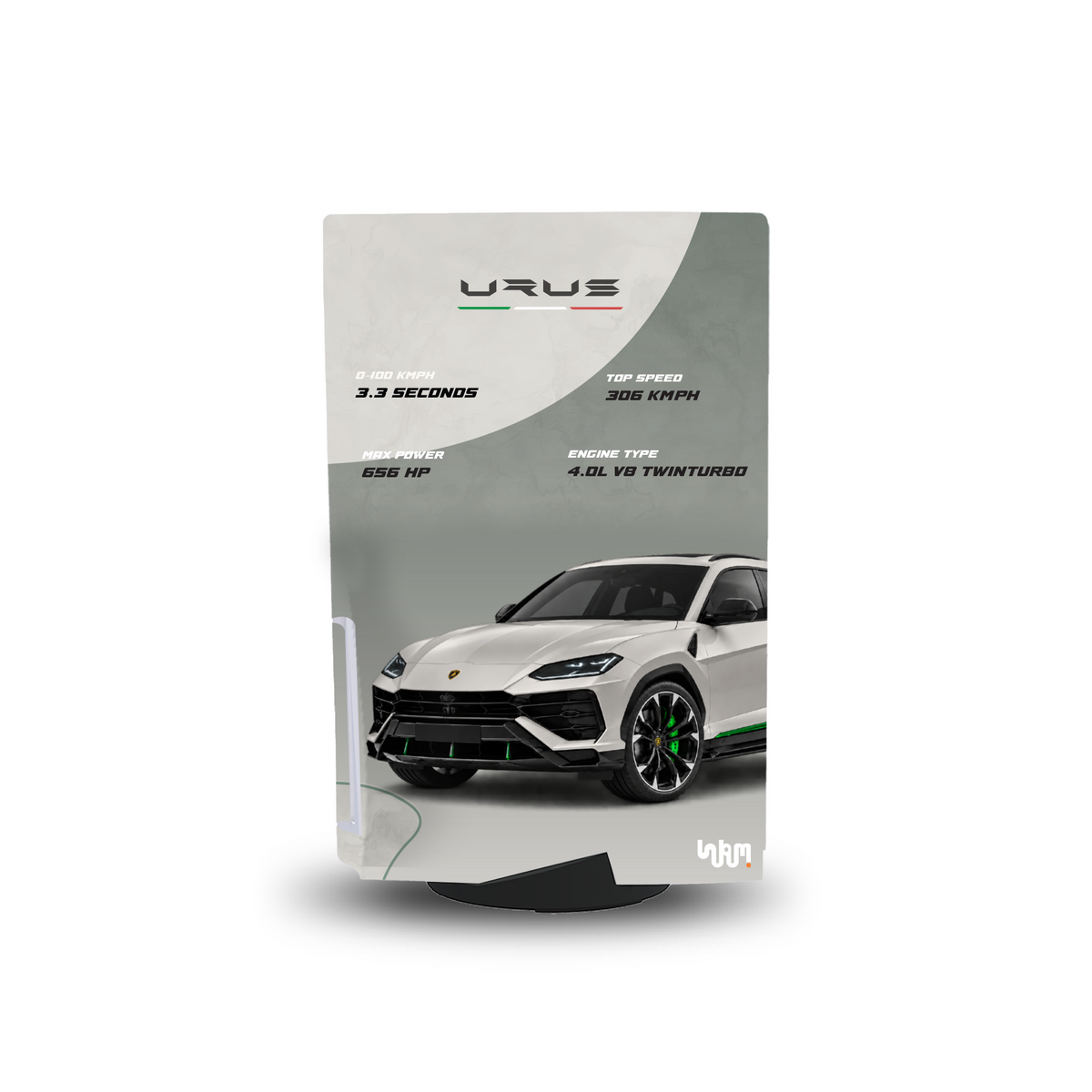 Lamborghini Urus Console Skin by SUBUMI — PS5 Standard Disc, right side