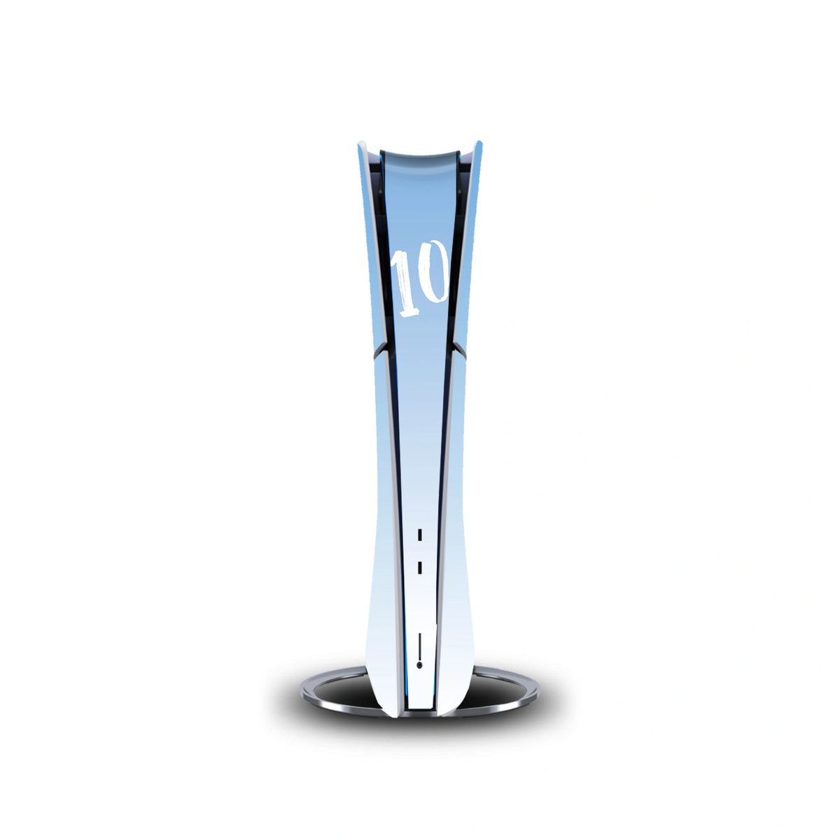 Lionel Messi Console Skin by SUBUMI — PS5 Slim Digital, front