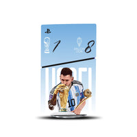 Lionel Messi Console Skin by SUBUMI — PS5 Slim Digital, left side