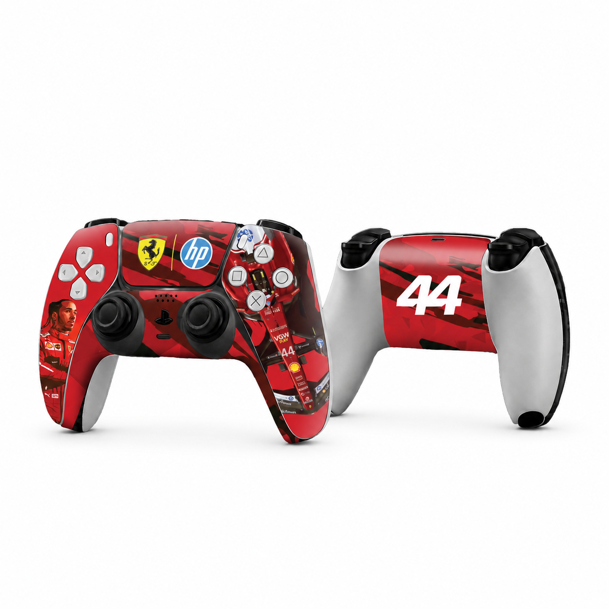 Ferrari x Lewis Hamilton PlayStation 5 Controller Skin by SUBUMI