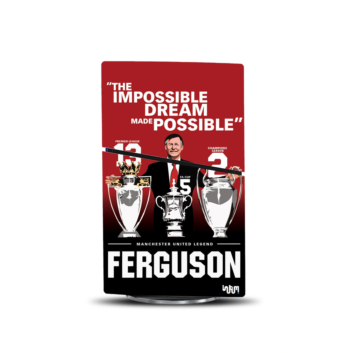 Manchester United Console Skin by SUBUMI — PS5 Slim Digital, right side