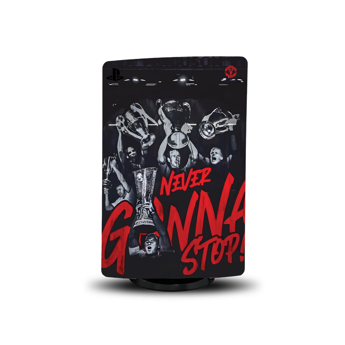 Manchester United Console Skin by SUBUMI — PS5 Standard Digital, left side
