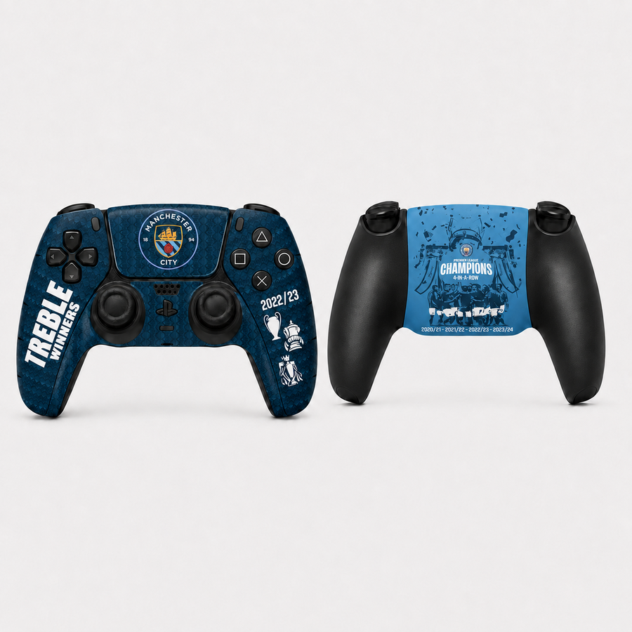 Manchester City PlayStation 5 Controller Skin by SUBUMI
