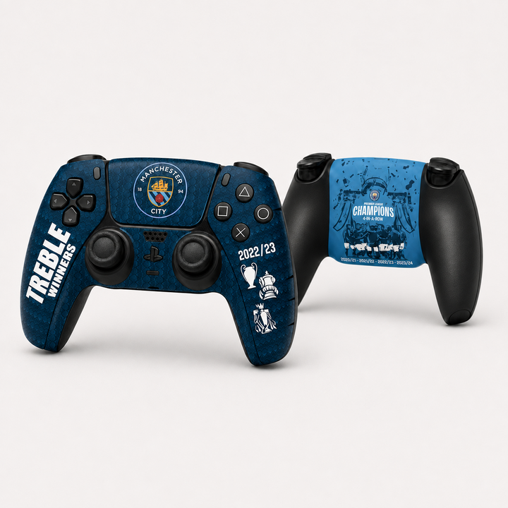 Manchester City PlayStation 5 Controller Skin by SUBUMI